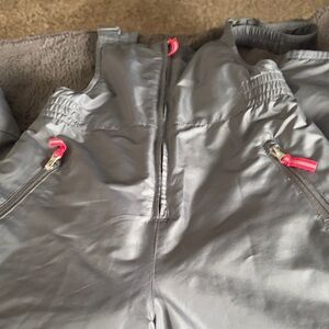 Champion Gray Snowsuit with Pink Accents